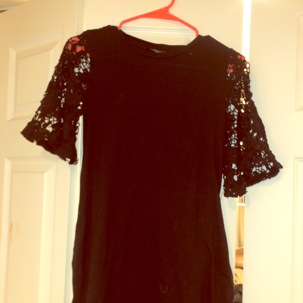 Shein Small Lace shoulder dress